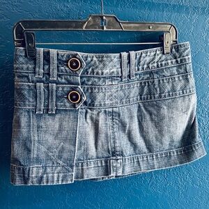 Citizens Of Humanity Blue Mini Skirt